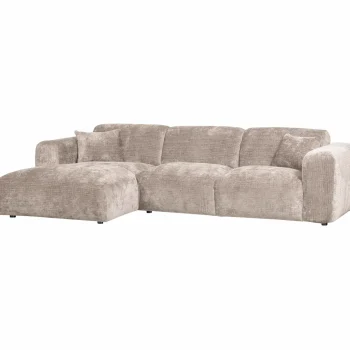 Clearance WOOOD Cloud Chaise Longue Bank Links Chenille Naturel