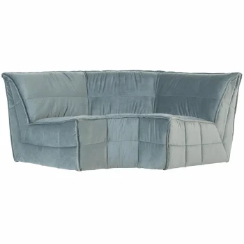 Discount WOOOD Cluster Hoekelement Velvet Turquoise Blauw