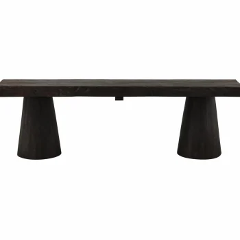 Sale WOOOD Clyde Bankje Hout Donkerbruin