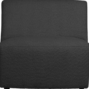 Hot WOOOD Coco 1-zits Element Bouclé Donkergrijs