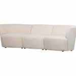 Clearance WOOOD Coco 3-zits Bank Bouclé Crème