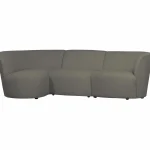 Sale WOOOD Coco 3-zits Bank Ronding Links Bouclé Warm Groen