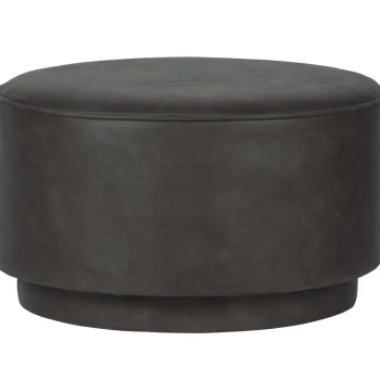 Fashion WOOOD Coffee Poef Ecoleer Antraciet