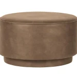 Online WOOOD Coffee Poef Ecoleer Cognac