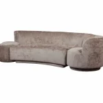 Outlet WOOOD Combi-Popular: Bankje + Fauteuil + Poef Taupe