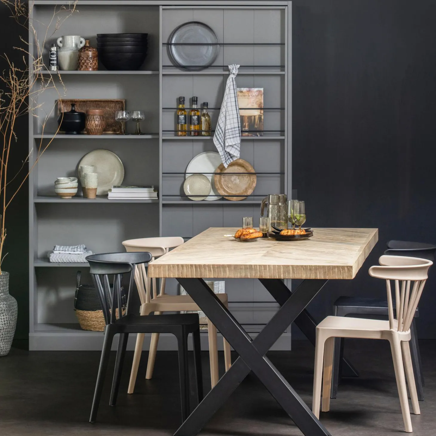 combi-tablo-mango-visgraat-200-WqfQvEwy-2.webp Fashion WOOOD Combi-Tablo: Mango Visgraat 200x90 & Alkmaar Poot