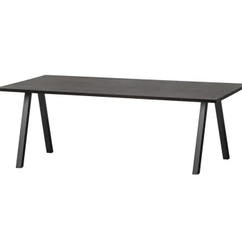 Outlet WOOOD Combi-Tablo: Tafel Eiken 160x90 & 2-stand Blacknight