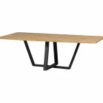 Online WOOOD Combi-Tablo: XL Tafelblad Eiken 240x100 & Drenthe Poot