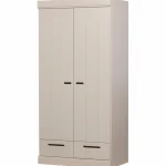 Sale WOOOD Connect 2-deurs Kledingkast + Lade Dust