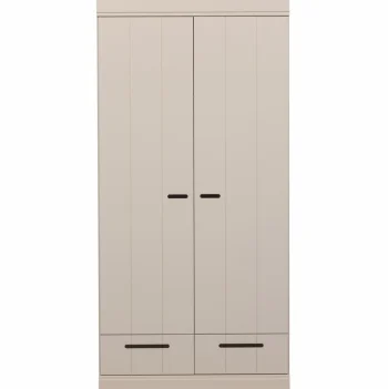 Sale WOOOD Connect 2-deurs Kledingkast + Lade Dust