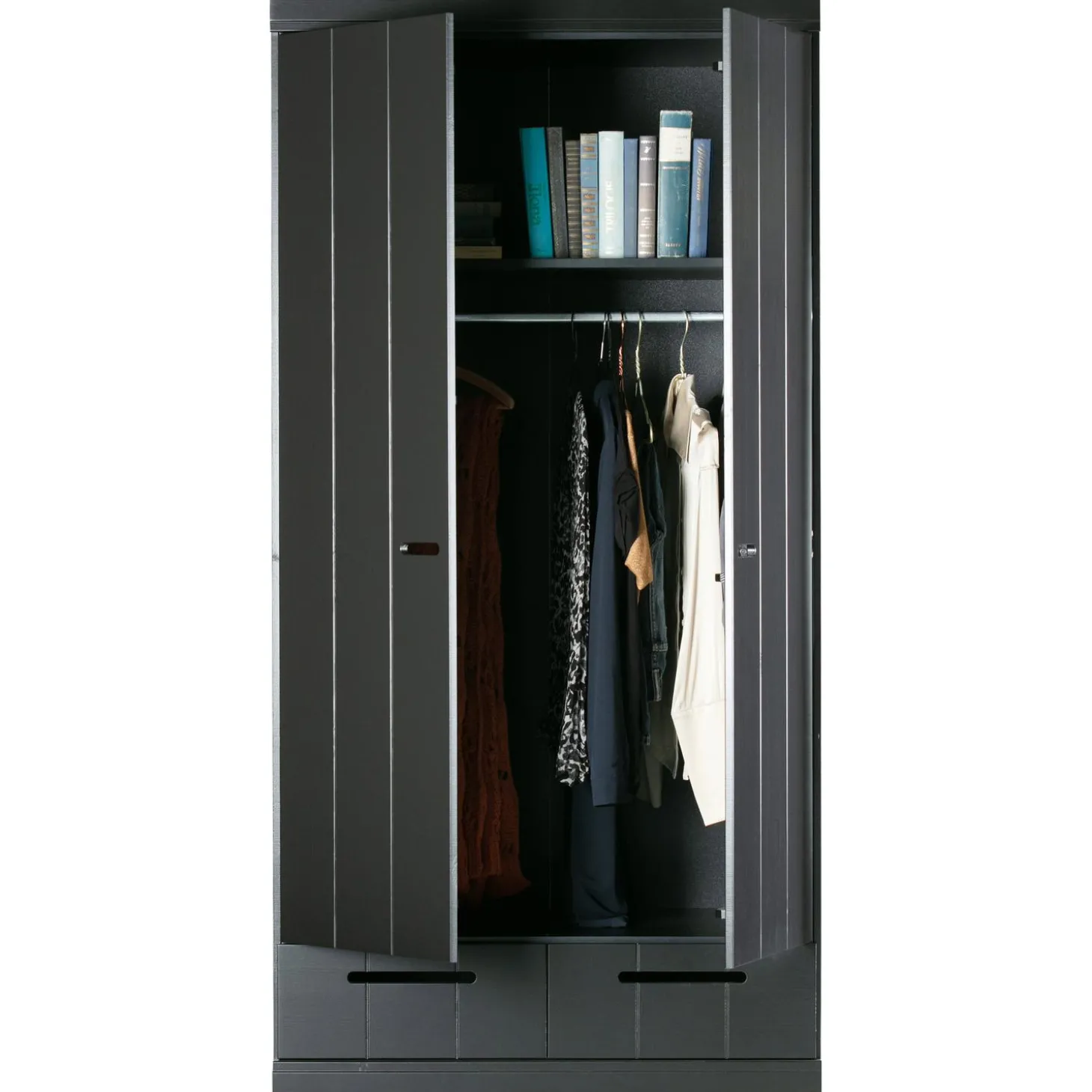connect-2-deurs-kledingkast-l-lCJbaOsu-5.webp Fashion WOOOD Connect 2-deurs Kledingkast + Lade Zwart