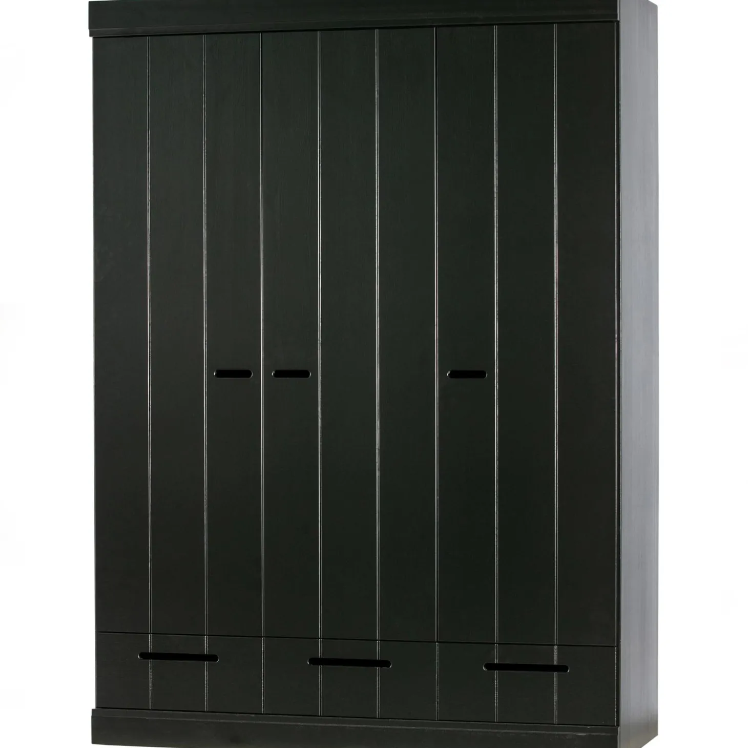 connect-3-deurs-kledingkast-la-ZKjIVFza-0.webp Fashion WOOOD Connect 3-deurs Kledingkast+ Lade Zwart