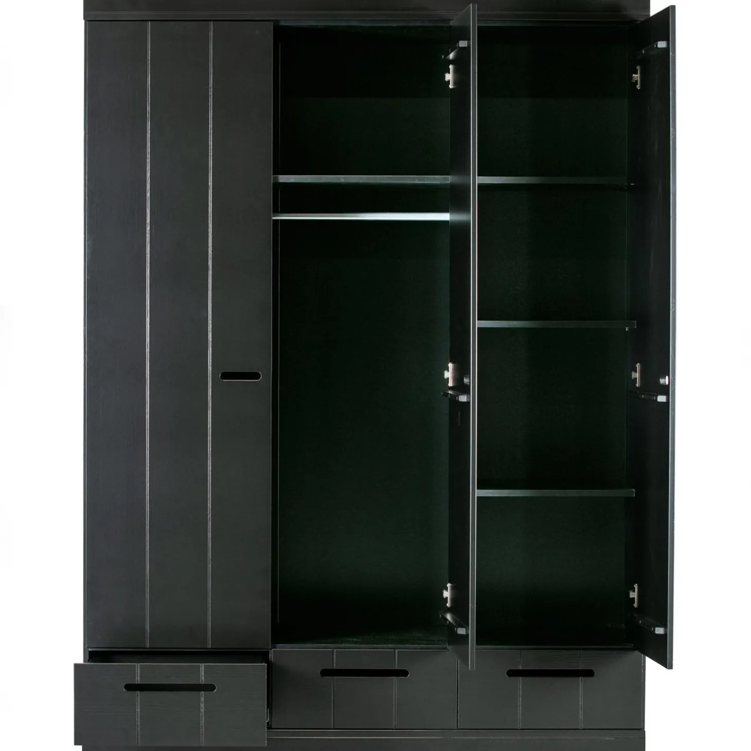 connect-3-deurs-kledingkast-la-ZKjIVFza-4.webp Fashion WOOOD Connect 3-deurs Kledingkast+ Lade Zwart