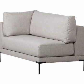 Fashion WOOOD Couple Eetbank Hoekelement Lange Zijde Rechts Lichtgrijs