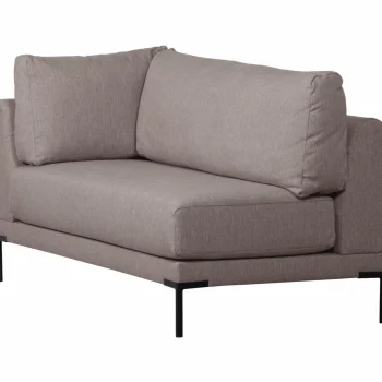 New WOOOD Couple Eetbank Hoekelement Lange Zijde Rechts Taupe