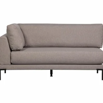 New WOOOD Couple Eetbank Hoekelement Lange Zijde Rechts Taupe