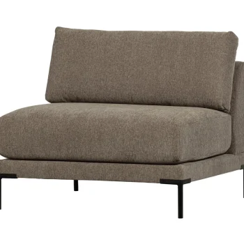 Fashion WOOOD Couple Loveseat Element Taupe