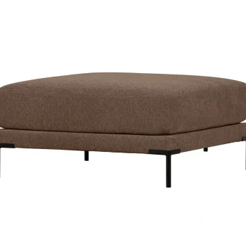 Outlet WOOOD Couple Poef 100 Cm Chocolade Bruin Chocoladebruin