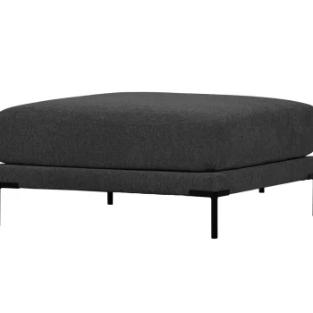 Outlet WOOOD Couple Poef 100 Cm Donkergrijs