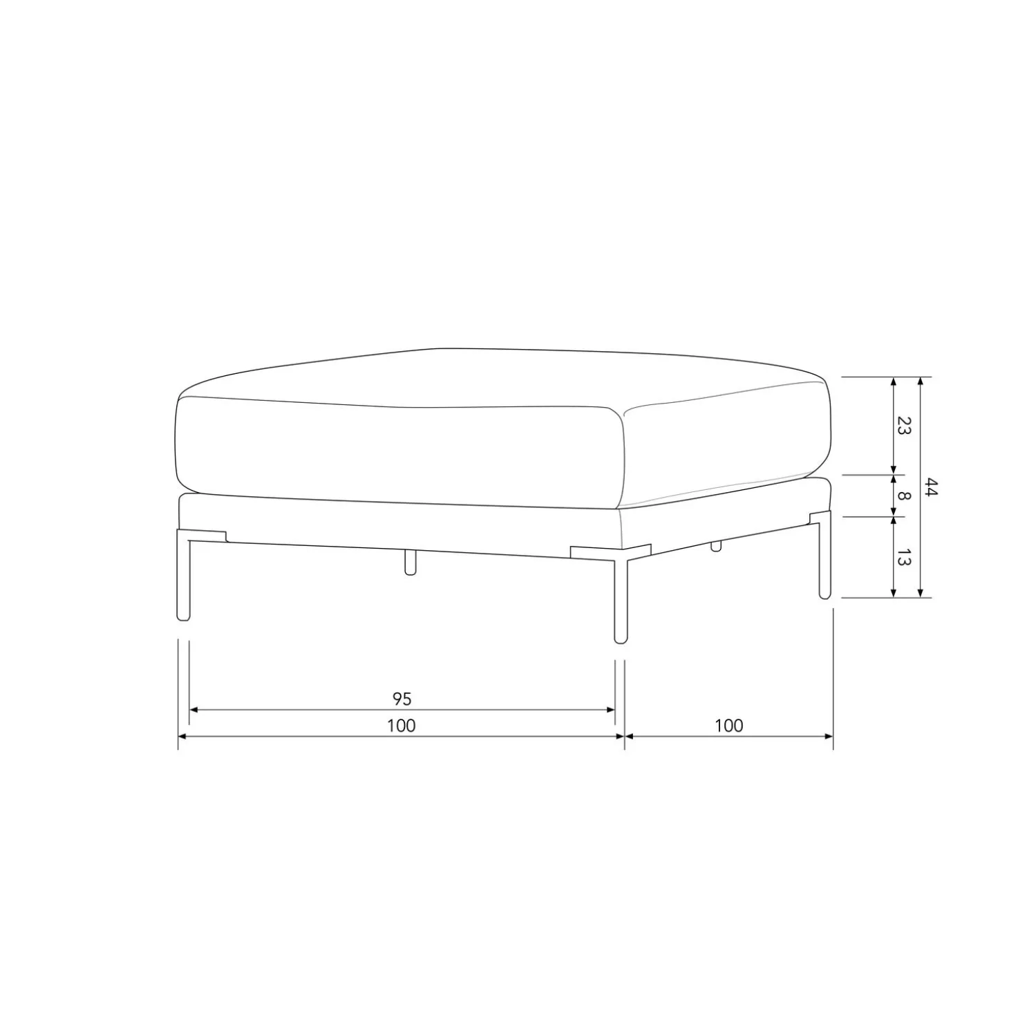 couple-poef-100-cm-zand-AfrFolBy-4.webp Clearance WOOOD Couple Poef 100 Cm Zand