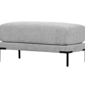 Hot WOOOD Couple Poef 50 Cm Lichtgrijs