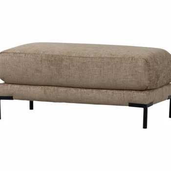 Best WOOOD Couple Poef 50 Cm Mud Melange