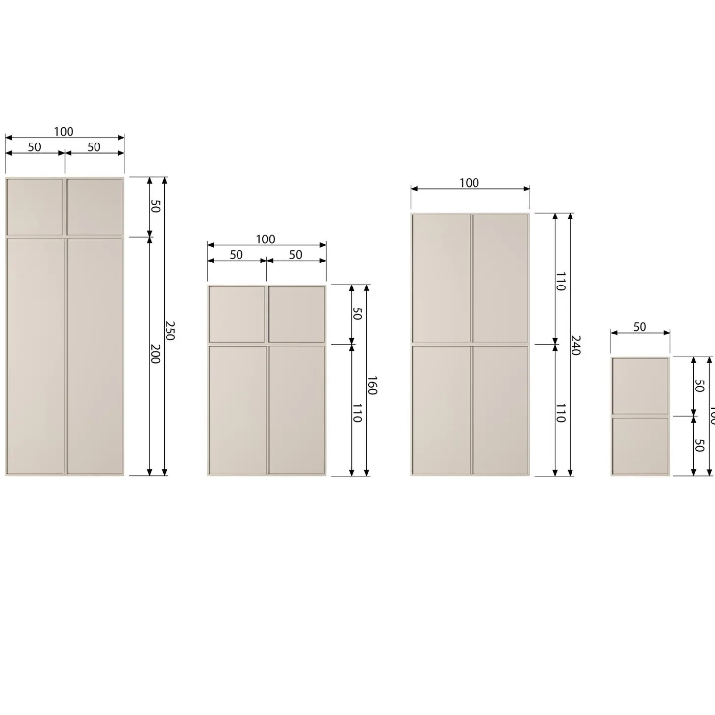 daily-closet-single-50x50-cm-g-MBljpRnZ-8.webp Clearance WOOOD Daily Closet Single 50x50 Cm Grenen Dakargrau