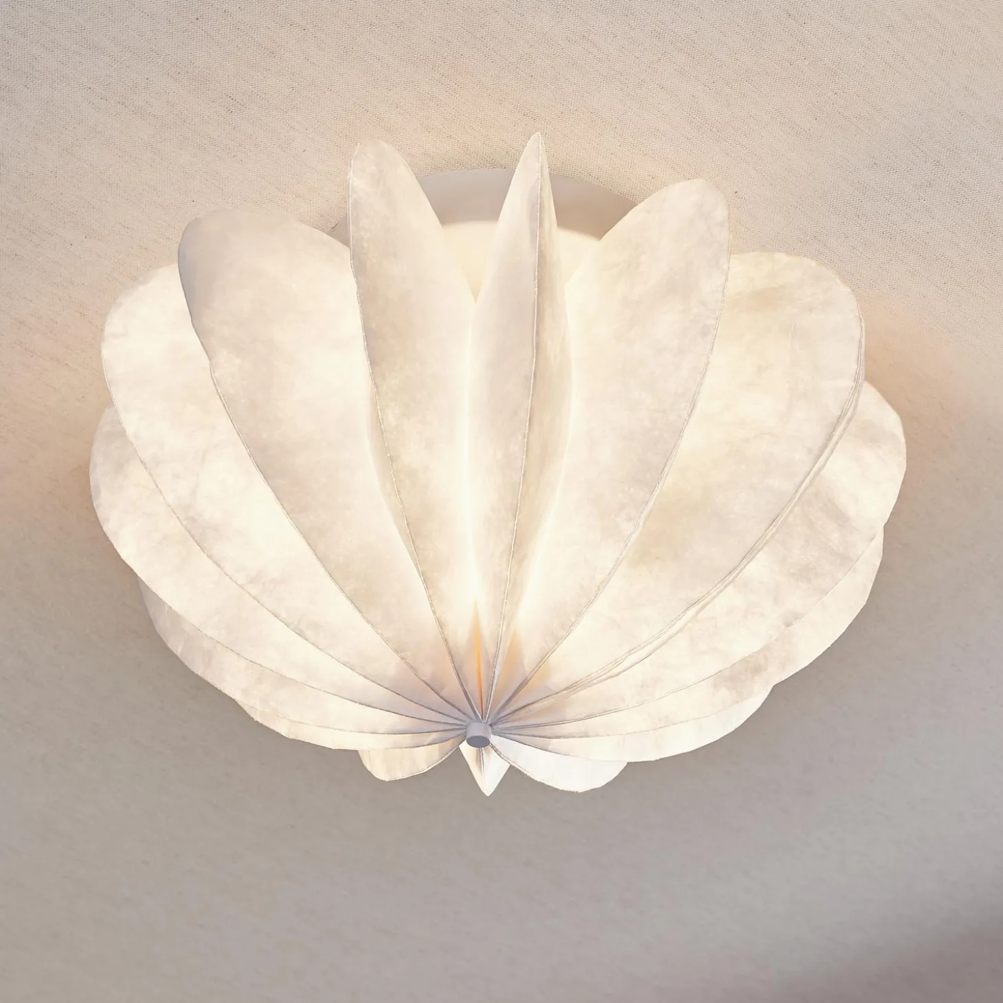 dalia-plafondwandlamp-tyvek-pa-QgCbTAFw-1.webp Clearance WOOOD Dalia Plafond/wandlamp Tyvek Papier Wit 28xø40 Cm