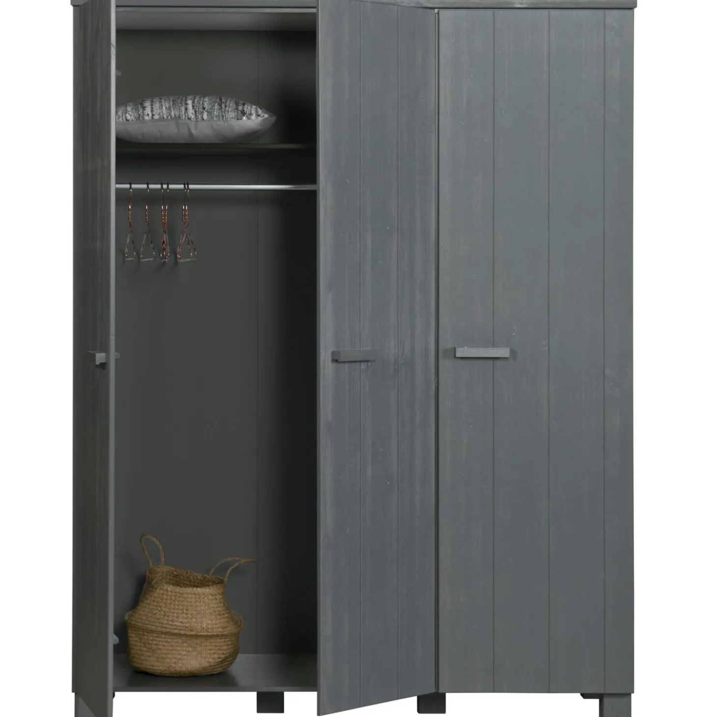 dennis-3-deurs-kast-grenen-ste-TKbeMvCk-3.webp New WOOOD Dennis 3-deurs Kast Grenen Steel Grey Geborsteld Staalgrijs