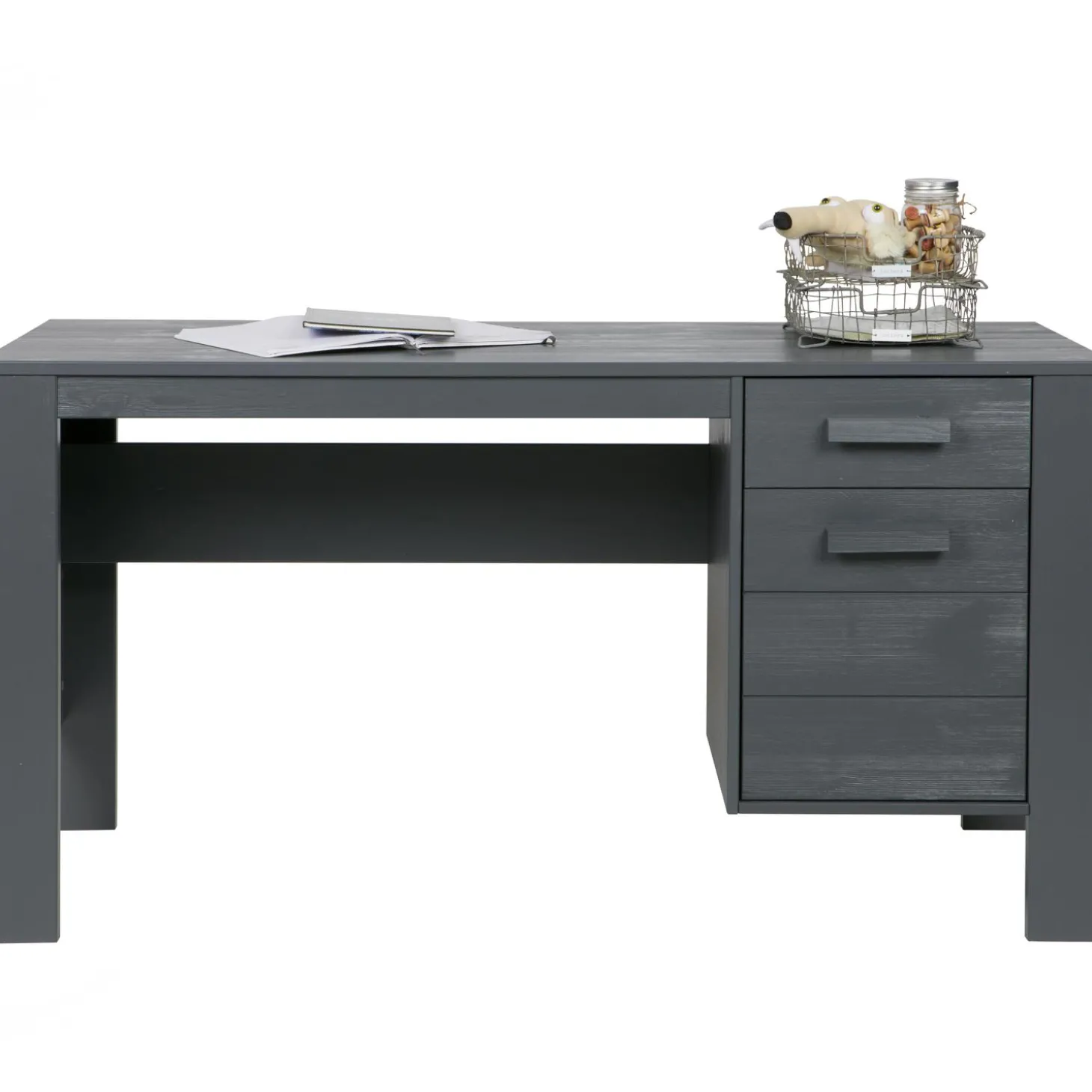 dennis-bureau-grenen-steel-gre-qyPQQTSv-5.webp Fashion WOOOD Dennis Bureau Grenen Steel Grey Geborsteld Staalgrijs