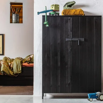 Best WOOOD Dennis Matras/bedlade Steelgrey Geborsteld Staalgrijs