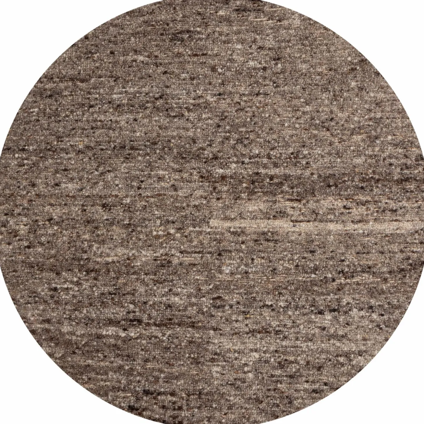 efia-vloerkleed-rond-wol-bruin-SBZkjFbx-0.webp Best WOOOD Efia Vloerkleed Rond Wol Bruin Melange ø200 Cm