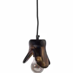 Online WOOOD Elle Hanglamp Klein Glas Bruin