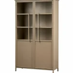 Fashion WOOOD Exhibit Vitrinekast Metaal Khaki