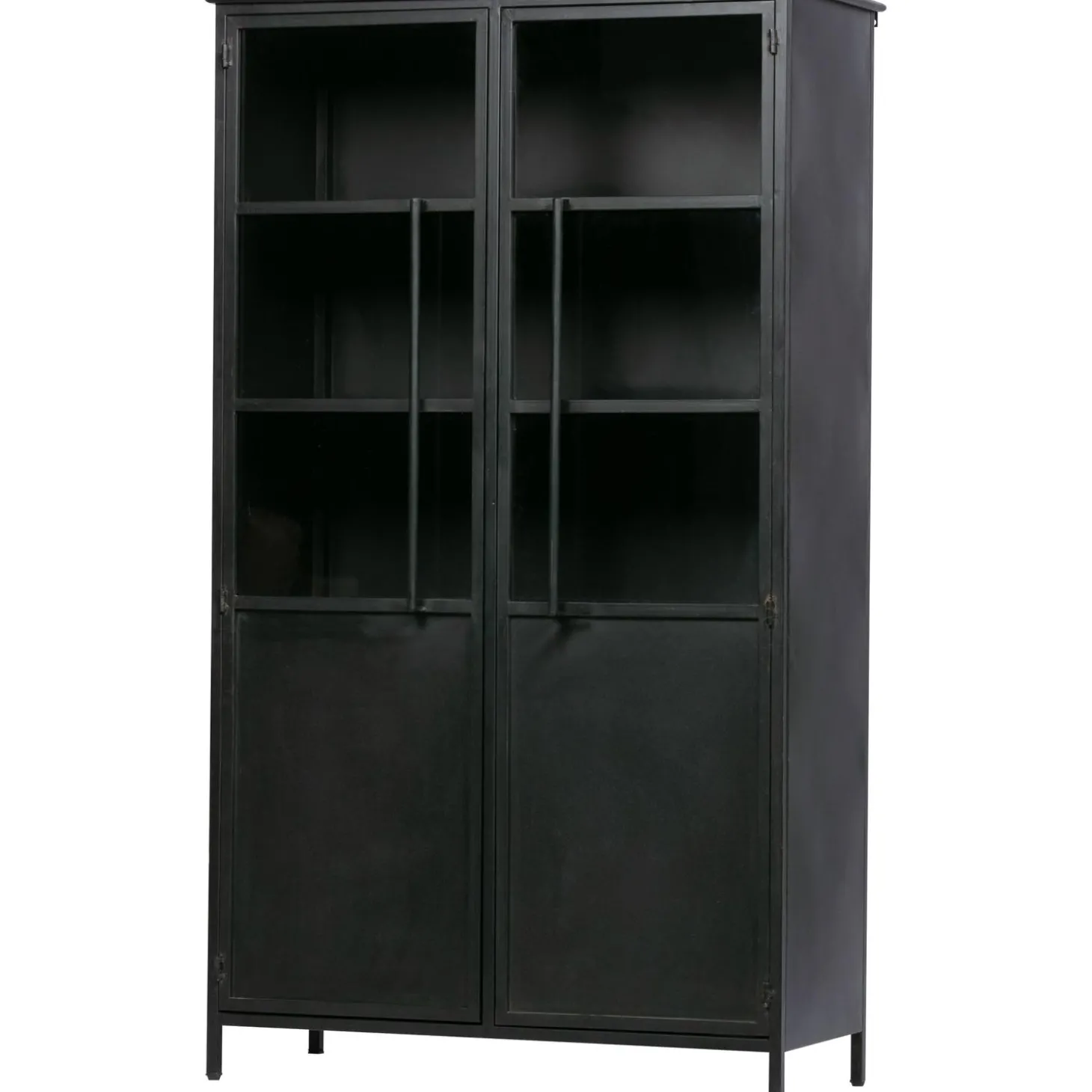 exhibit-vitrinekast-metaal-zwa-IafGOcUV-0.webp Hot WOOOD Exhibit Vitrinekast Metaal Zwart