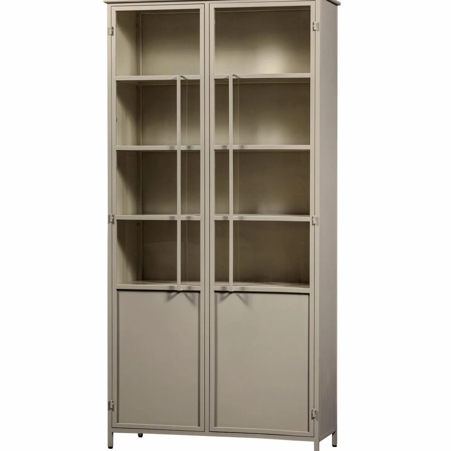 exhibit-xl-2-deurs-vitrinekast-npNdzfoG-0.webp Discount WOOOD Exhibit XL 2-deurs Vitrinekast Metaal Zand