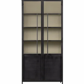 Sale WOOOD Exhibit XL 2-deurs Vitrinekast Metaal Zwart