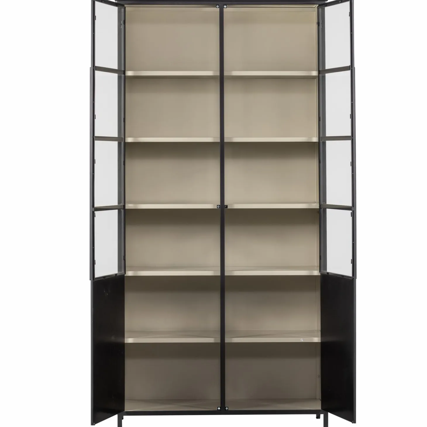 exhibit-xl-2-deurs-vitrinekast-wbOORWIZ-4.webp Sale WOOOD Exhibit XL 2-deurs Vitrinekast Metaal Zwart