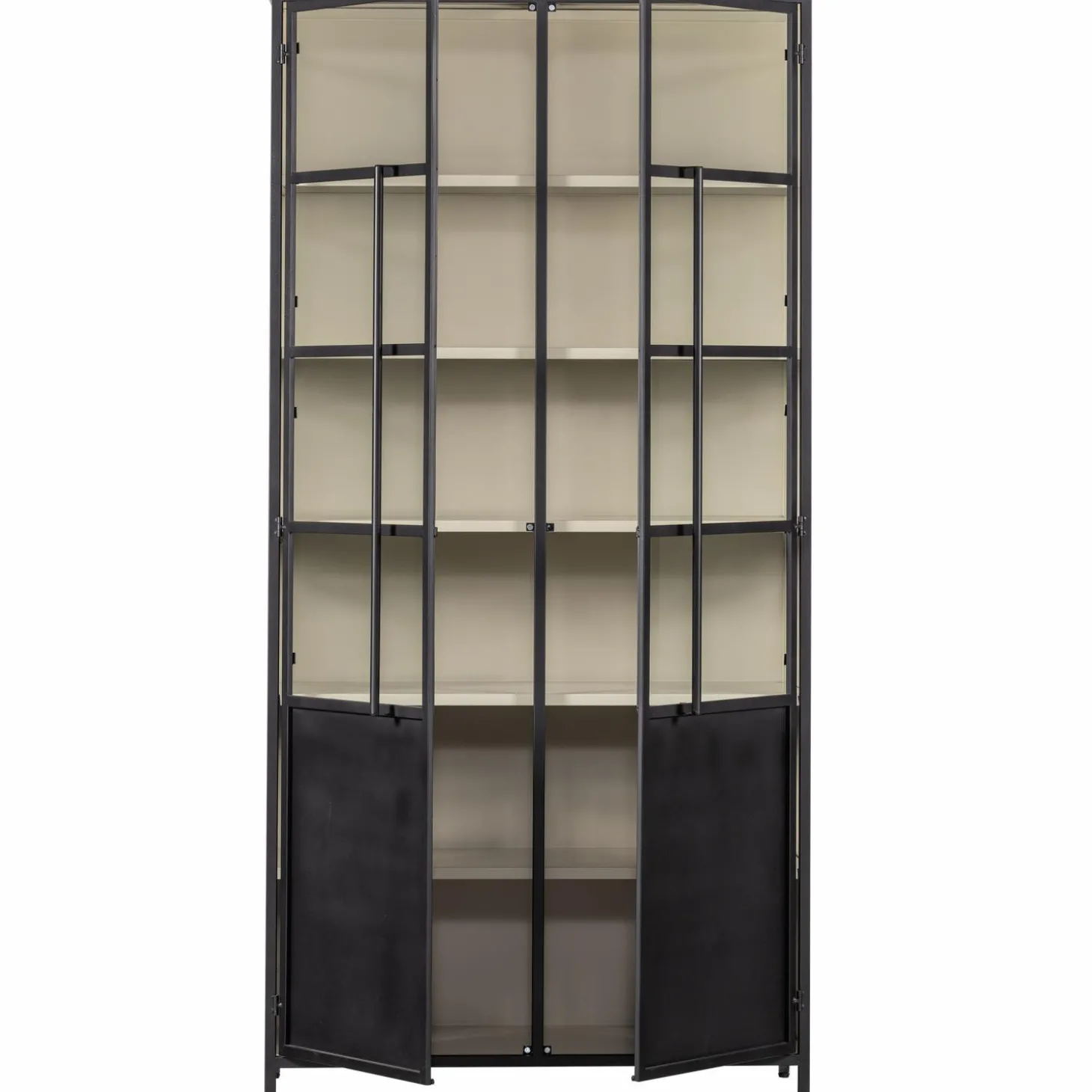 exhibit-xl-2-deurs-vitrinekast-wbOORWIZ-5.webp Sale WOOOD Exhibit XL 2-deurs Vitrinekast Metaal Zwart