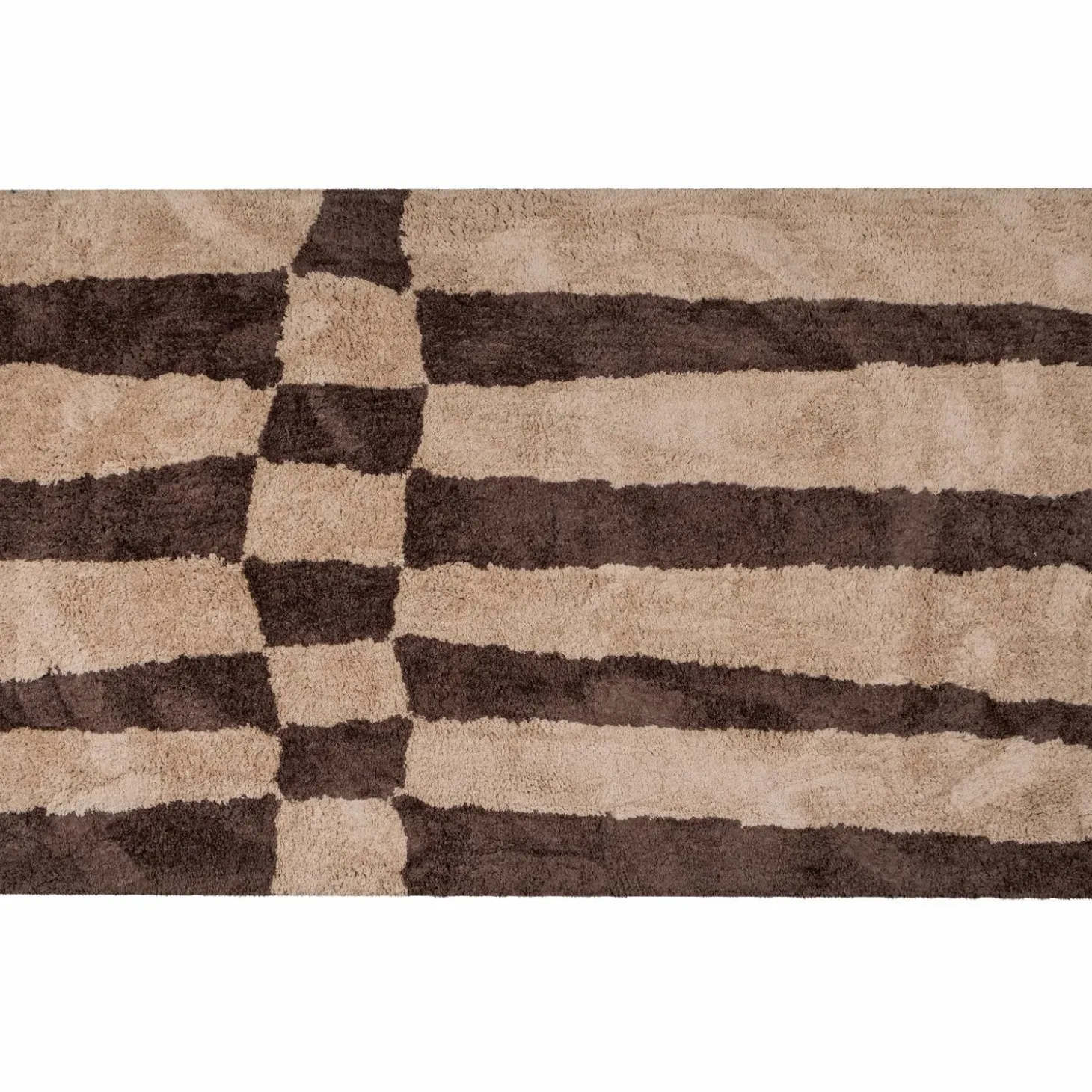 fafa-vloerkleed-grafisch-dessi-kyGgIzql-0.webp Sale WOOOD Fafa Vloerkleed Grafisch Dessin Naturel/bruin 200x300 Cm