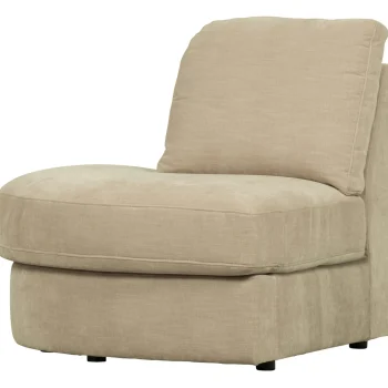 Best WOOOD Family 1-zits Element Ronde Hoek Links Zand