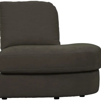 Best WOOOD Family 1-zits Element Ronde Hoek Rechts Antraciet