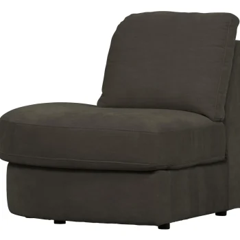 Clearance WOOOD Family 1-zits Element Ronde Hoek Links Antraciet