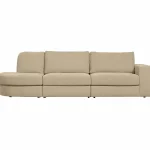 New WOOOD Family Bank 2,5-zits Ronding Links Zand