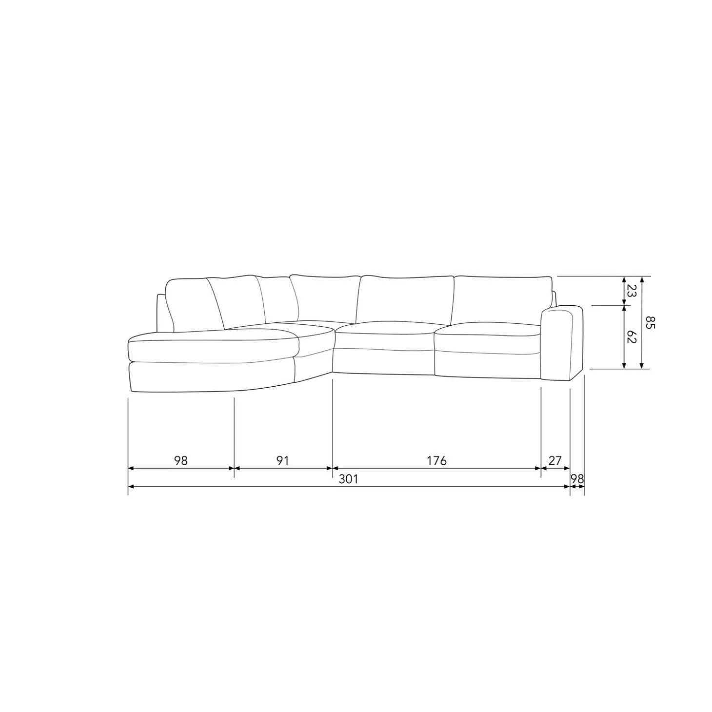 family-hoekbank-ronding-links-iPXPiNgC-4.webp New WOOOD Family Hoekbank Ronding Links Warm Grijs