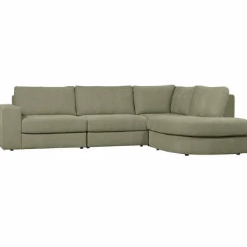 Clearance WOOOD Family Hoekbank Ronding Rechts Groen