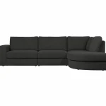 Online WOOOD Family Hoekbank Ronding Rechts Antraciet