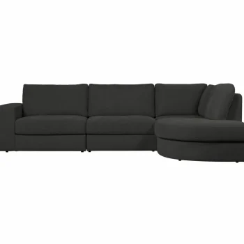 Online WOOOD Family Hoekbank Ronding Rechts Antraciet