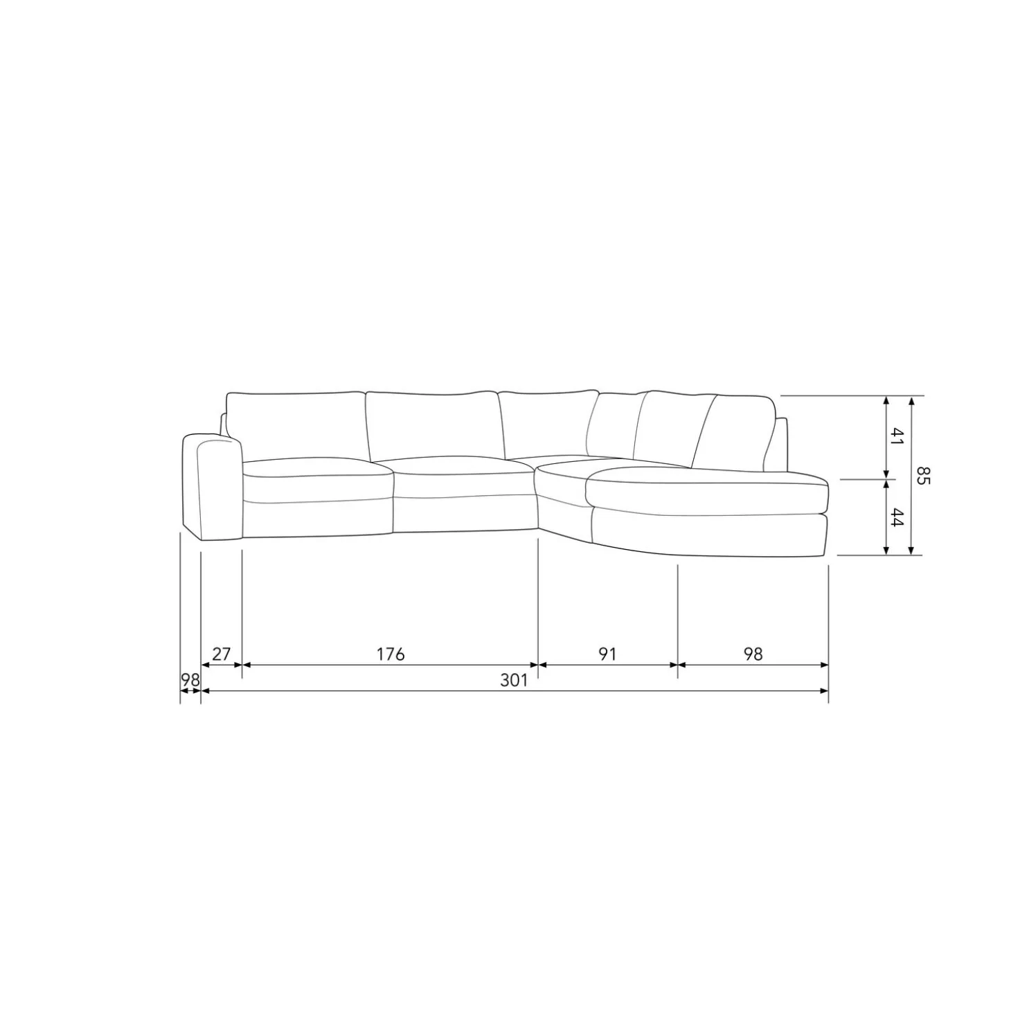 family-hoekbank-ronding-rechts-xtDMwNhn-4.webp Online WOOOD Family Hoekbank Ronding Rechts Antraciet