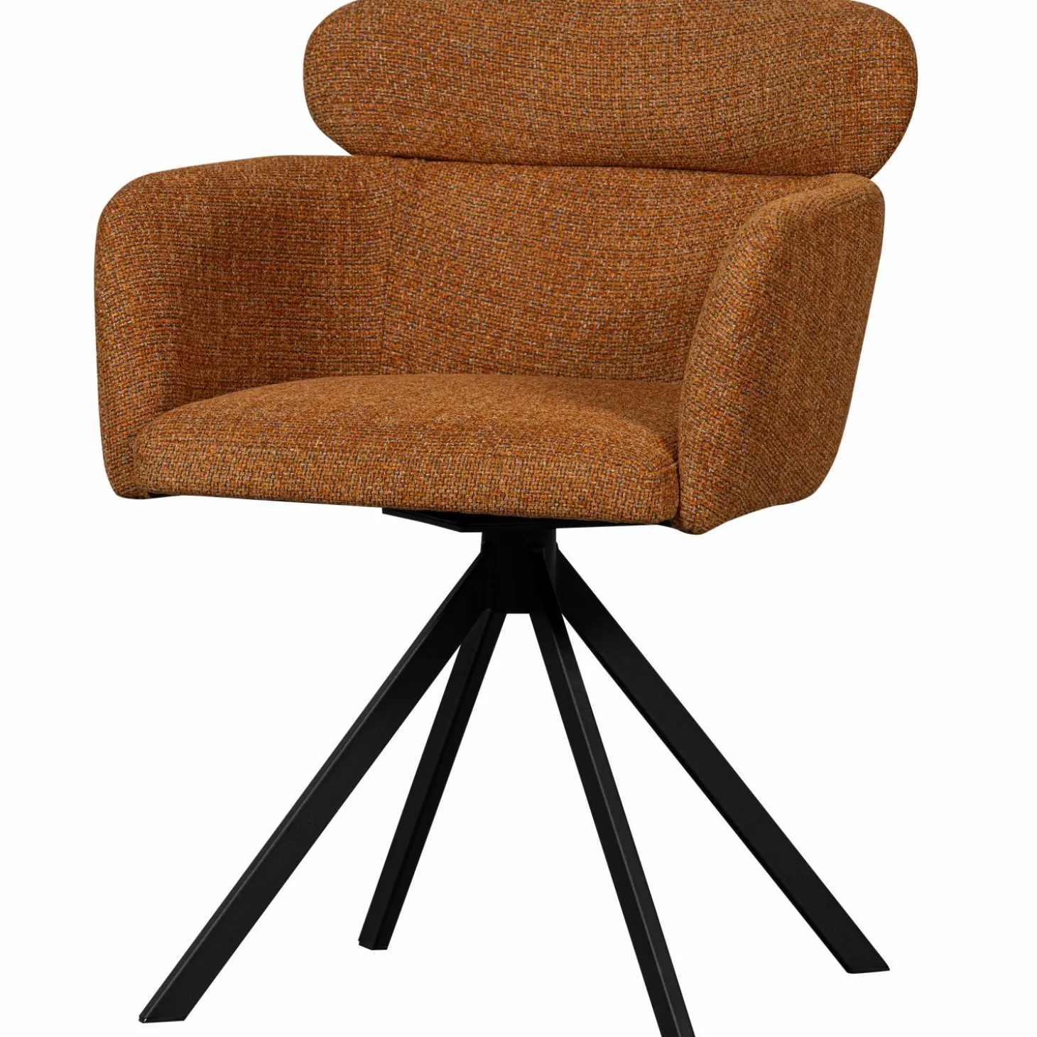 fenne-draaibare-eetkamerstoel-HXTWtKhw-0.webp Fashion WOOOD Fenne Draaibare Eetkamerstoel Geweven Stof Ginger